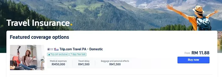 Trip Domestic Travel Insurance